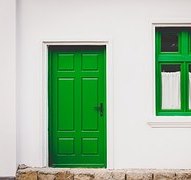 green door